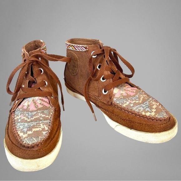Vintage Very Rare CONVERSE ALL STAR CHUCK TAYLOR Cognac Suede Moccasin S… - Picture 3 of 10